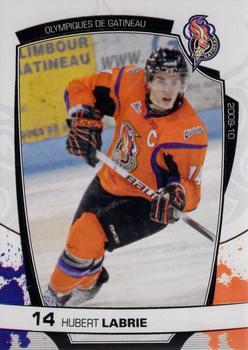 2009-10 Extreme Gatineau Olympiques (QMJHL) #10 Hubert Labrie Front