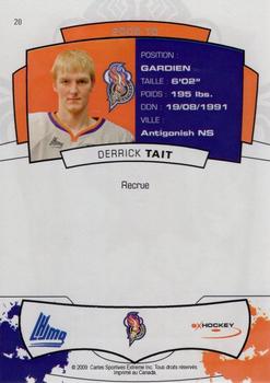 2009-10 Extreme Gatineau Olympiques (QMJHL) #20 Dereck Tait Back