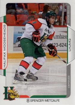 2009-10 Extreme Halifax Mooseheads (QMJHL) #4 Spencer Metcalfe Front