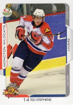 2009-10 Extreme Moncton Wildcats (QMJHL) #6 Ted Stephens Front