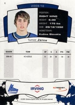 2009-10 Extreme Saint John Sea Dogs (QMJHL) #6 Tomas Jurco Back