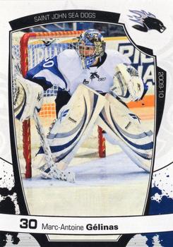 2009-10 Extreme Saint John Sea Dogs (QMJHL) #13 Marc-Antoine Gelinas Front