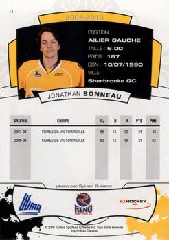 2009-10 Extreme Victoriaville Tigers (QMJHL) #11 Jonathan Bonneau Back