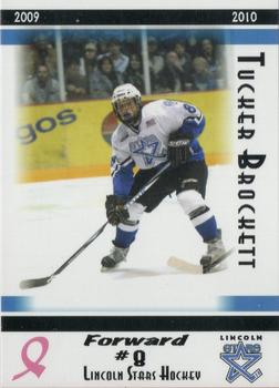 2009-10 Blue Line Booster Club Lincoln Stars (USHL) #7 Tucker Brockett Front