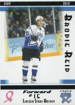 2009-10 Blue Line Booster Club Lincoln Stars (USHL) #13 Brodie Reid Front
