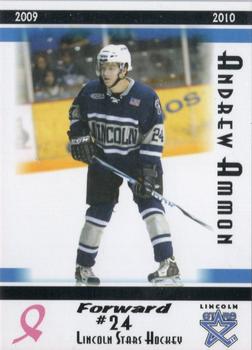 2009-10 Blue Line Booster Club Lincoln Stars (USHL) #22 Andrew Ammon Front