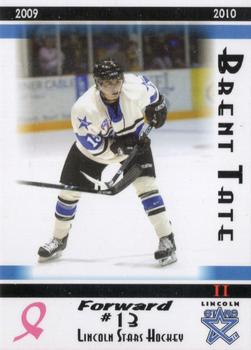 2009-10 Lincoln Stars (USHL) Series 2 #36 Brent Tate Front