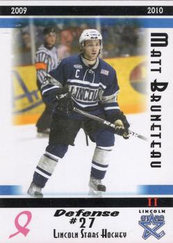 2009-10 Lincoln Stars (USHL) Series 2 #48 Matt Bruneteau Front