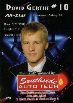 2009-10 Lincoln Stars (USHL) Series 2 #50 David Gerths Back