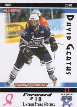 2009-10 Lincoln Stars (USHL) Series 2 #50 David Gerths Front