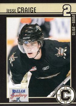 2009-10 Chilliwack Bruins (WHL) #NNO Jesse Craige Front