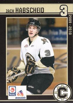 2009-10 Chilliwack Bruins (WHL) #NNO Zach Habscheid Front
