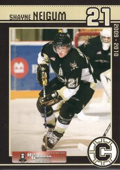 2009-10 Chilliwack Bruins (WHL) #NNO Shayne Neigum Front