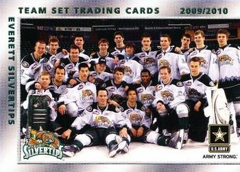 2009-10 Grandstand Everett Silvertips (WHL) #1 Team Photo Front