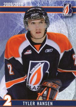 2009-10 Kamloops Blazers (WHL) #NNO Tyler Hansen Front