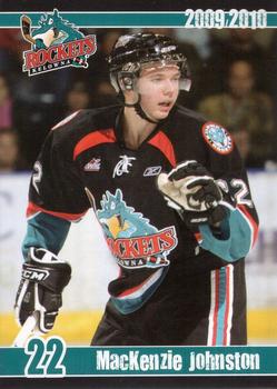 2009-10 Kelowna Rockets (WHL) #NNO MacKenzie Johnston Front