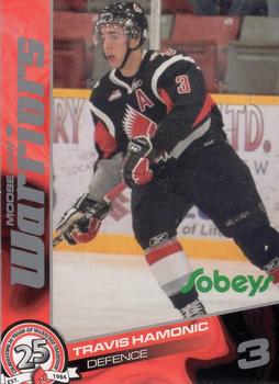2009-10 Sobeys Moose Jaw Warriors (WHL) #NNO Travis Hamonic Front