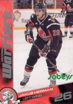 2009-10 Sobeys Moose Jaw Warriors (WHL) #NNO Jakub Herman Front