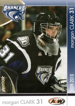 2009-10 Swift Current Broncos (WHL) #NNO Morgan Clark Front