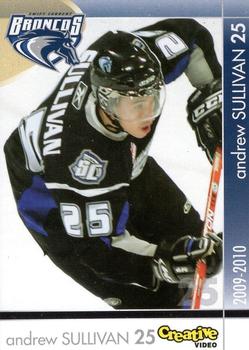 2009-10 Swift Current Broncos (WHL) #NNO Andrew Sullivan Front