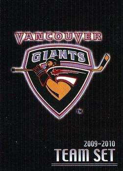 2009-10 Choice Vancouver Giants (WHL) #NNO Checklist Front