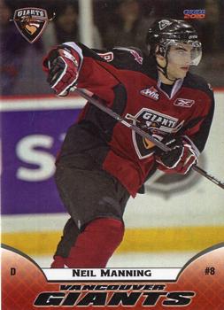 2009-10 Choice Vancouver Giants (WHL) #15 Neil Manning Front