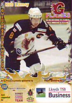2009-10 Guildford Flames (EPL) #5 Rob Lamey Front