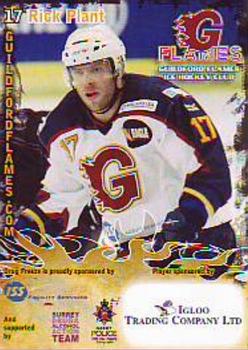 2009-10 Guildford Flames (EPL) #8 Ricky Plant Front