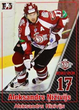 2010-11 Riga Dynamo (KHL) #4 Alexandr Nizhivy Front
