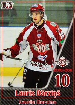 2010-11 Riga Dynamo (KHL) #5 Lauris Darzins Front