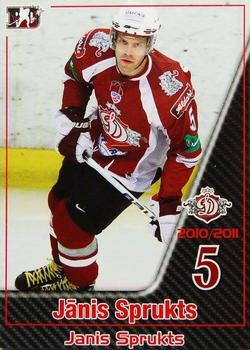 2010-11 Riga Dynamo (KHL) #10 Janis Sprukts Front