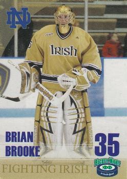 2010-11 Notre Dame Fighting Irish (NCAA) #27 Brian Brooke Front