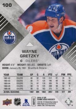 2016-17 SP Game Used #100 Wayne Gretzky Back