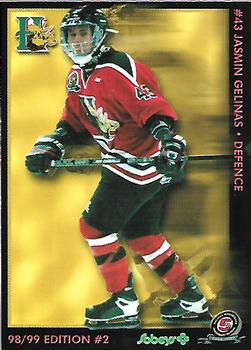1998-99 Halifax Mooseheads (QMJHL) Second Edition #2 Jasmin Gelinas Front
