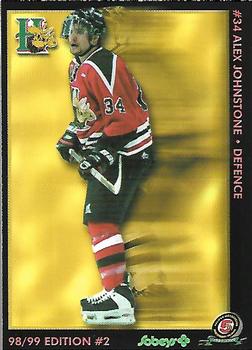 1998-99 Halifax Mooseheads (QMJHL) Second Edition #6 Alex Johnstone Front