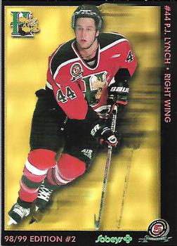 1998-99 Halifax Mooseheads (QMJHL) Second Edition #7 P.J. Lynch Front