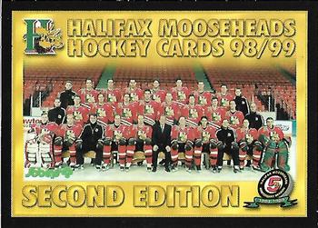1998-99 Halifax Mooseheads (QMJHL) Second Edition #27 Team Card Front