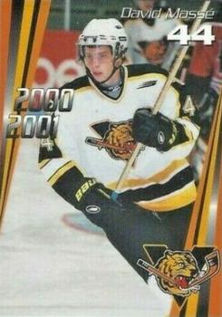 2000-01 Cartes, Timbres et Monnaies Sainte-Foy Victoriaville Tigres (QMJHL) #18 David Masse Front
