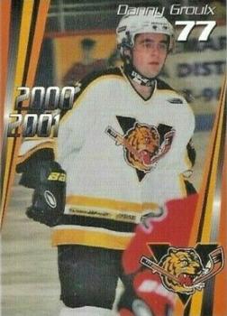 2000-01 Cartes, Timbres et Monnaies Sainte-Foy Victoriaville Tigres (QMJHL) #23 Danny Groulx Front