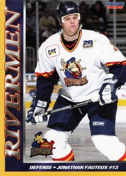 2001-02 Choice Peoria Rivermen (ECHL) #9 Jonathan Fauteux Front