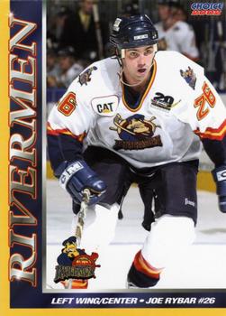 2001-02 Choice Peoria Rivermen (ECHL) #18 Joe Rybar Front