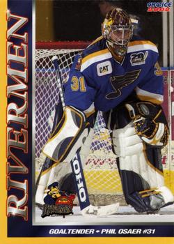 2001-02 Choice Peoria Rivermen (ECHL) #21 Phil Osaer Front