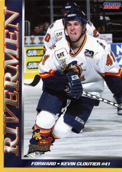 2001-02 Choice Peoria Rivermen (ECHL) #24 Kevin Cloutier Front