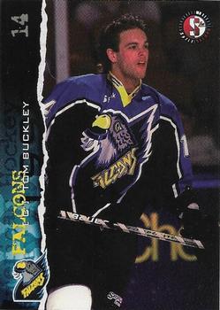 1996-97 SplitSecond Springfield Falcons (AHL) #NNO Tom Buckley Front