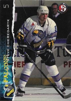 1996-97 SplitSecond Springfield Falcons (AHL) #NNO Steve Cheredaryk Front
