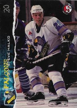 1996-97 SplitSecond Springfield Falcons (AHL) #NNO Steve Halko Front