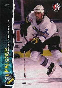 1996-97 SplitSecond Springfield Falcons (AHL) #NNO Brent Thompson Front