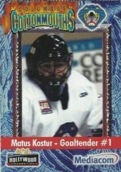 2003-04 Hollywood Connection Columbus Cottonmouths (ECHL) #NNO Matus Kostur Front