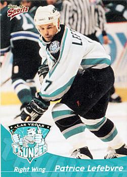 1998-99 Multi-Ad Las Vegas Thunder (IHL) #3 Patrice Lefebvre Front
