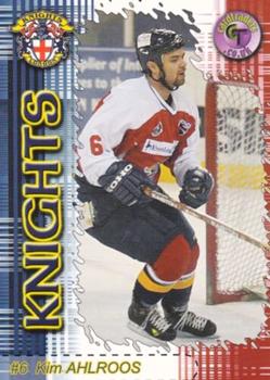 2001-02 Cardtraders London Knights (BISL) #4 Kim Ahlroos Front